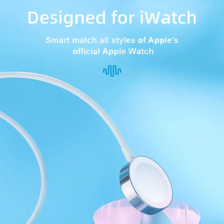 สายชาร์จแม่เหล็กแบบพกพา JOYROOM S-IW001 Ben Series 1.2m 2.5W สำหรับ Apple Watch
