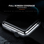 ฟิล์มกระจกนิรภัย mocolo 0.33mm 9H 3D ขอบโค้งเต็มแผ่น สำหรับ Apple Watch Series 6 / 5 / 4 / Watch SE 44mm, สำหรับ Apple Watch Series 6 / 5 / 4 / Watch SE 44mm