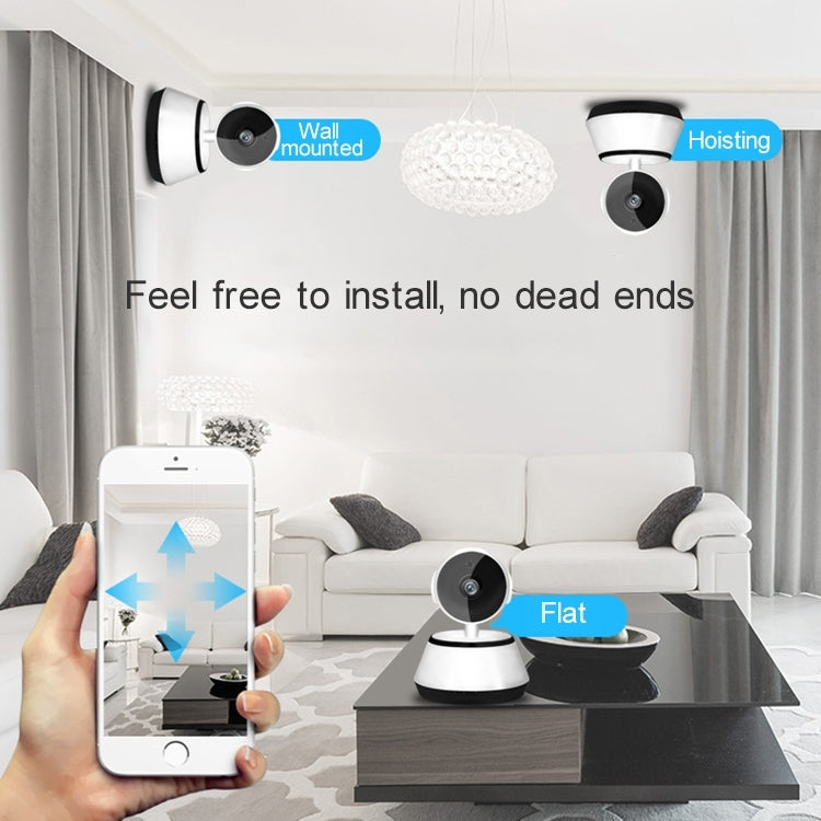 กล้อง IP ไร้สาย YH001 720P HD 1.0 MP, รองรับการมองเห็นในที่มืดด้วยอินฟราเรด / ตรวจจับการเคลื่อนไหว / ควบคุมผ่านแอป, ปลั๊ก AU, YH001 720P