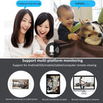 กล้อง IP ไร้สาย YH001 720P HD 1.0 MP, รองรับการมองเห็นในที่มืดด้วยอินฟราเรด / ตรวจจับการเคลื่อนไหว / ควบคุมผ่านแอป, ปลั๊ก AU, YH001 720P