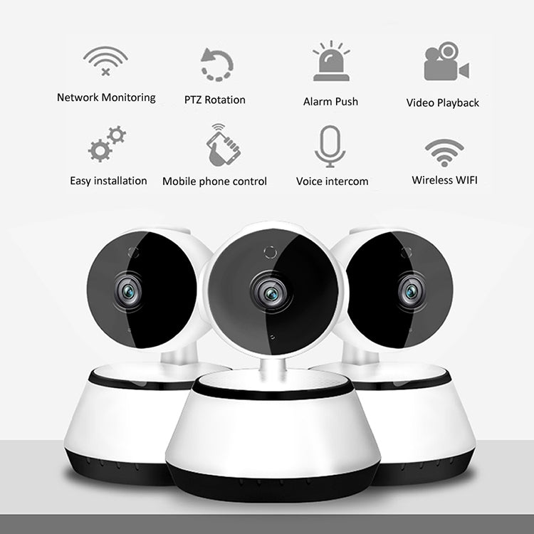 กล้อง IP ไร้สาย YH001 720P HD 1.0 MP, รองรับการมองเห็นในที่มืดด้วยอินฟราเรด / ตรวจจับการเคลื่อนไหว / ควบคุมผ่านแอป, ปลั๊ก AU, YH001 720P