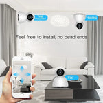 กล้อง IP ไร้สาย 720P HD 1.0 MP รองรับการมองเห็นในที่มืดด้วยอินฟราเรด / ตรวจจับการเคลื่อนไหว / ควบคุมผ่านแอป, ปลั๊ก EU, 720P