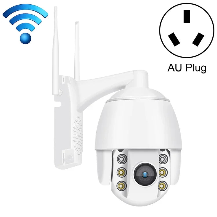 QX2 กล้องอัจฉริยะ WiFi 1080P HD 360 องศา พาโนรามา กลางวันและกลางคืน สีเต็มรูปแบบ กันน้ำ IP66 รองรับการตรวจจับการเคลื่อนไหว / เสียงสองทาง / การ์ด TF, ปลั๊ก US, รุ่น WiFi