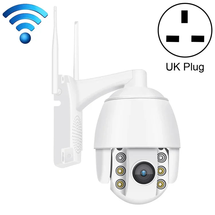 QX2 กล้องอัจฉริยะ WiFi 1080P HD 360 องศา พาโนรามา กลางวันและกลางคืน สีเต็มรูปแบบ กันน้ำ IP66 รองรับการตรวจจับการเคลื่อนไหว / เสียงสองทาง / การ์ด TF, ปลั๊ก US, รุ่น WiFi