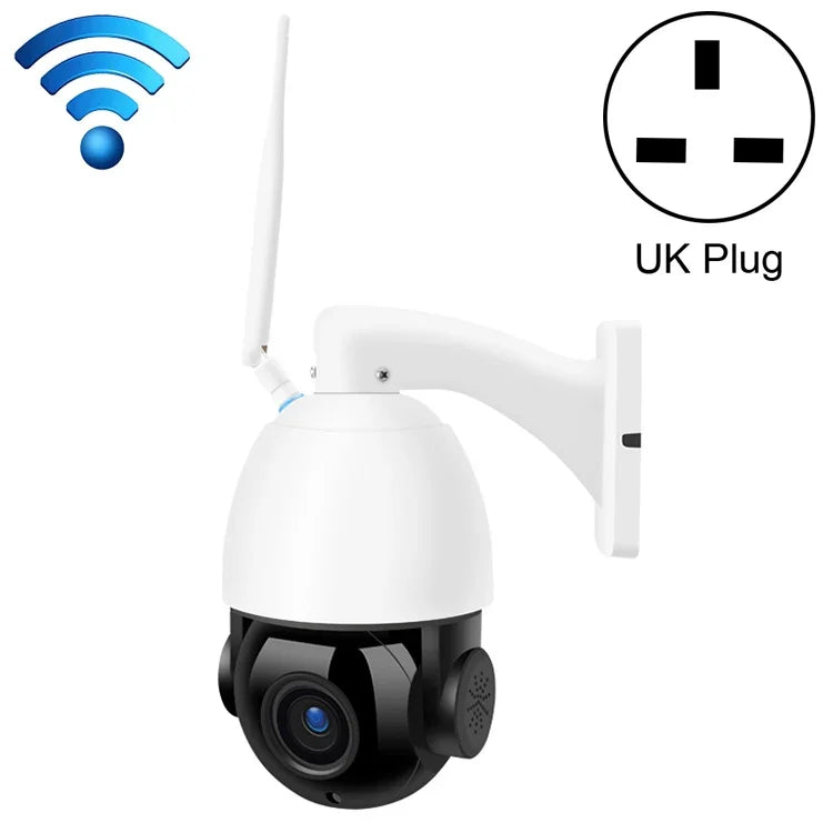 กล้องโดมอัจฉริยะ QX5 ความละเอียด 2 ล้านพิกเซล 1080P HD ซูม 20 เท่า ไร้สาย WiFi รองรับการมองเห็นในที่มืดด้วยอินฟราเรด / ตรวจจับการเคลื่อนไหว / สื่อสารด้วยเสียง / การ์ด TF, ปลั๊ก AU, รุ่น WiFi