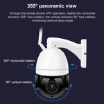 กล้องโดมอัจฉริยะ QX5 ความละเอียด 2 ล้านพิกเซล 1080P HD ซูม 20 เท่า ไร้สาย WiFi รองรับการมองเห็นในที่มืดด้วยอินฟราเรด / ตรวจจับการเคลื่อนไหว / สื่อสารด้วยเสียง / การ์ด TF, ปลั๊ก AU, รุ่น WiFi