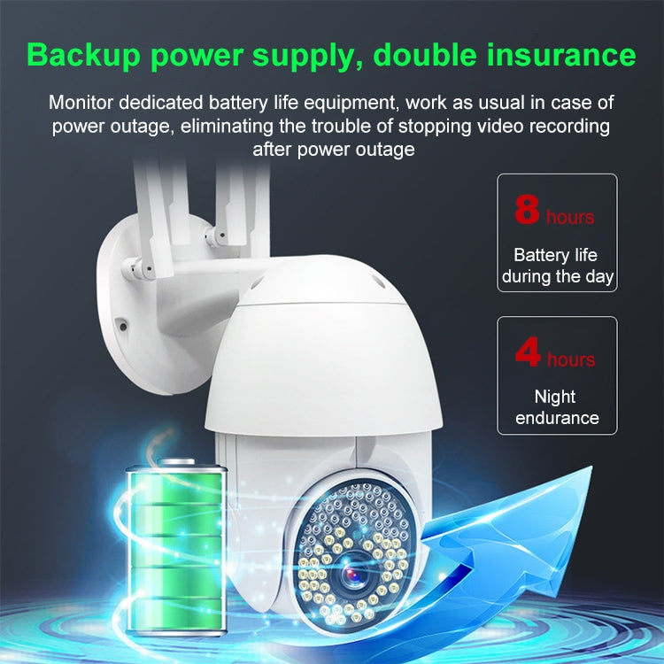 กล้องวงจรปิดโดมกลางแจ้ง QX38 1080P WiFi ความละเอียดสูง, รองรับการมองเห็นในที่มืด & สองทางเสียง & ตรวจจับการเคลื่อนไหว, QX38