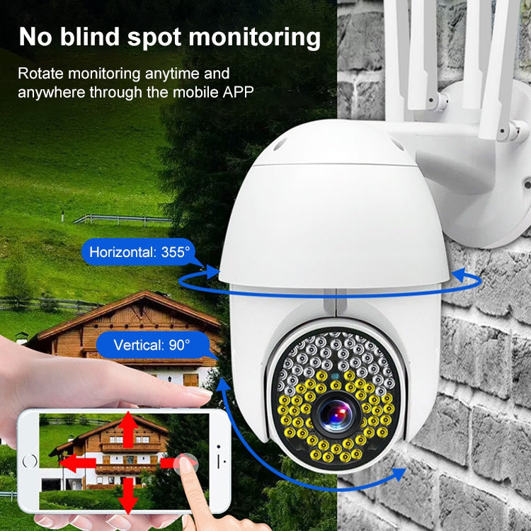 กล้องวงจรปิดโดมกลางแจ้ง QX38 1080P WiFi ความละเอียดสูง, รองรับการมองเห็นในที่มืด & สองทางเสียง & ตรวจจับการเคลื่อนไหว, QX38