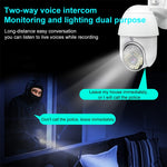 กล้องวงจรปิดโดมกลางแจ้ง QX38 1080P WiFi ความละเอียดสูง, รองรับการมองเห็นในที่มืด & สองทางเสียง & ตรวจจับการเคลื่อนไหว, QX38
