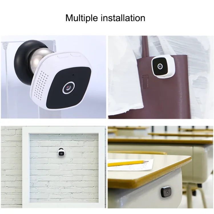 กล้องวงจรปิดสวมใส่อัจฉริยะ CAMSOY C9 HD 1280 x 720P มุมกว้าง 70 องศา ไร้สาย WiFi รองรับการมองเห็นในที่มืดด้วยอินฟราเรด การตรวจจับการเคลื่อนไหว สัญญาณเตือน บันทึกวนซ้ำ และจับภาพตามเวลา C9