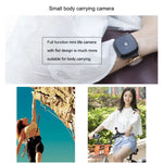 กล้องวงจรปิดสวมใส่อัจฉริยะ CAMSOY C9 HD 1280 x 720P มุมกว้าง 70 องศา ไร้สาย WiFi รองรับการมองเห็นในที่มืดด้วยอินฟราเรด การตรวจจับการเคลื่อนไหว สัญญาณเตือน บันทึกวนซ้ำ และจับภาพตามเวลา C9