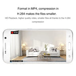 กล้องวงจรปิดสวมใส่อัจฉริยะ CAMSOY C9 HD 1280 x 720P มุมกว้าง 70 องศา ไร้สาย WiFi รองรับการมองเห็นในที่มืดด้วยอินฟราเรด การตรวจจับการเคลื่อนไหว สัญญาณเตือน บันทึกวนซ้ำ และจับภาพตามเวลา C9