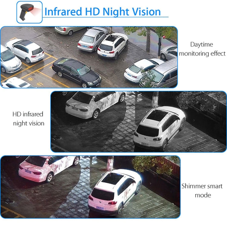 กล้องวงจรปิดไร้สาย HD PTZ สำหรับความปลอดภัยในบ้าน กล้องโดมเครือข่ายกันน้ำ IP66 รองรับการมองเห็นในที่มืด การตรวจจับการเคลื่อนไหว และการ์ด TF ปลั๊ก US, 2.0 MP