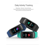 SMA-B3 สายรัดข้อมือสมาร์ทบลูทูธ ฟิตเนส หน้าจอ 0.96 นิ้ว กันน้ำระดับ IP67 รองรับการติดตามกิจกรรม / ตรวจวัดอัตราการเต้นของหัวใจ / ตรวจวัดความดันโลหิต / ถ่ายภาพระยะไกล SMA-B3 สีส้ม, SMA-B3 สีเขียว, SMA-B3 สีน้ำเงิน, SMA-B3 สีดำ