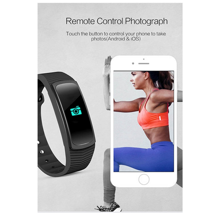 SMA-B3 สายรัดข้อมือสมาร์ทบลูทูธ ฟิตเนส หน้าจอ 0.96 นิ้ว กันน้ำระดับ IP67 รองรับการติดตามกิจกรรม / ตรวจวัดอัตราการเต้นของหัวใจ / ตรวจวัดความดันโลหิต / ถ่ายภาพระยะไกล SMA-B3 สีส้ม, SMA-B3 สีเขียว, SMA-B3 สีน้ำเงิน, SMA-B3 สีดำ