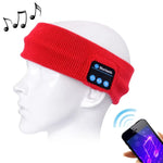ผ้าคาดหัวกีฬา Bluetooth แบบไร้สายพร้อมไมโครโฟน สำหรับ iPhone / Samsung และอุปกรณ์ Bluetooth อื่นๆ