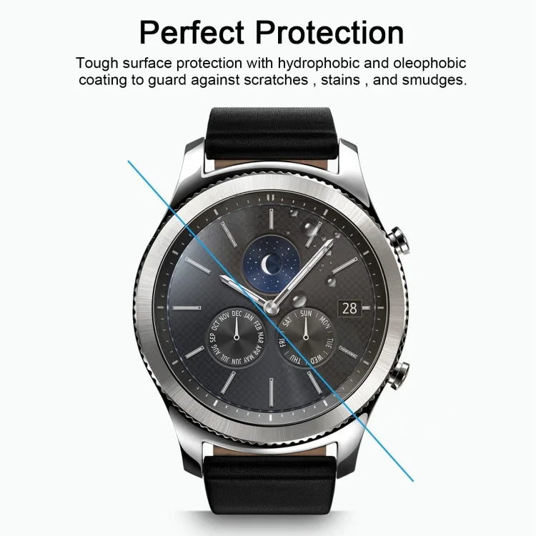 ฟิล์มกระจกนิรภัย ENKAY Hat-Prince สำหรับ Samsung Gear S3 สมาร์ทวอทช์ ความแข็งผิว 9H 0.2มม. 2.15D ป้องกันการระเบิด