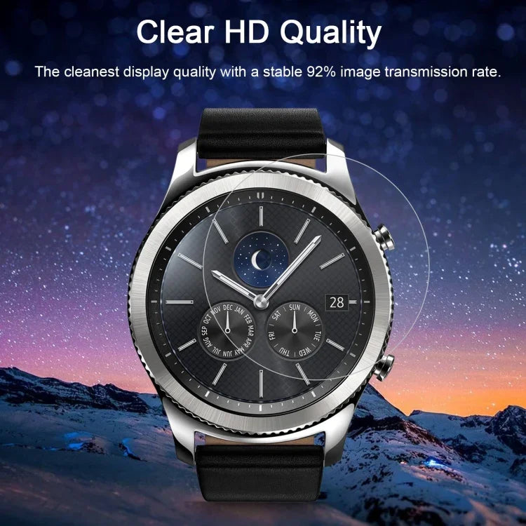 ฟิล์มกระจกนิรภัย ENKAY Hat-Prince สำหรับ Samsung Gear S3 สมาร์ทวอทช์ ความแข็งผิว 9H 0.2มม. 2.15D ป้องกันการระเบิด