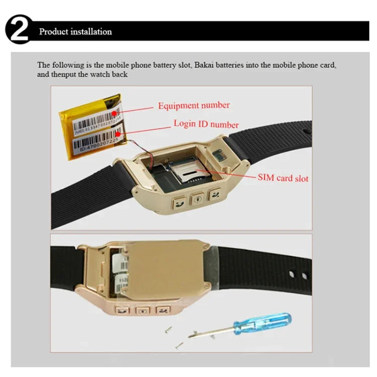 นาฬิกาอัจฉริยะ GPS หน้าจอ HD LCD ขนาด 1.22 นิ้ว D99+ สำหรับผู้สูงอายุ กันน้ำ รองรับ GPS + LBS + WiFi ระบุตำแหน่ง / โทรสองทาง / ตรวจสอบเสียง / ปุ่มกดฉุกเฉิน / แจ้งเตือนถอดนาฬิกา / รั้วความปลอดภัย, D99+ สีโรสโกลด์