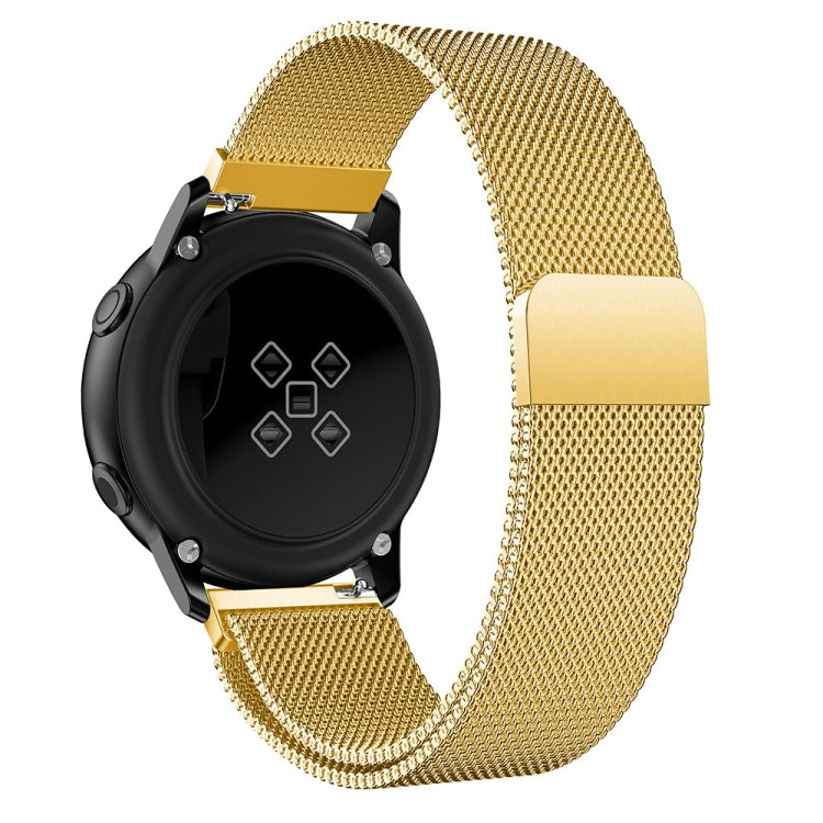 สายนาฬิกาตาข่ายสแตนเลสแม่เหล็ก Milanis สำหรับ Galaxy Watch Active ขนาด 20 มม.