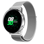 สายนาฬิกาตาข่ายสแตนเลสแม่เหล็ก Milanis สำหรับ Galaxy Watch Active ขนาด 20 มม.