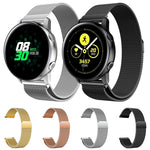 สายนาฬิกาตาข่ายสแตนเลสแม่เหล็ก Milanis สำหรับ Galaxy Watch Active ขนาด 20 มม.