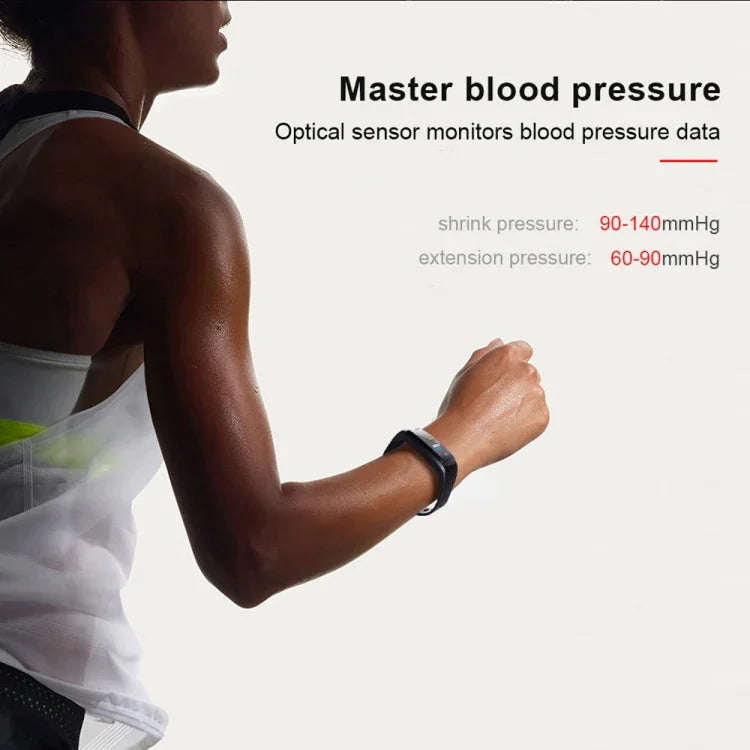 CK17S 0.96 inches IPS Screen Smart Bracelet IP67 Waterproof, Support Call Reminder / Heart Rate Monitoring / Blood Pressure Monitoring / Sleep Monitoring
