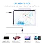 แผ่นไฟวาดภาพ LED ขนาด A4-19 กำลังไฟ 6.5W ปรับความสว่างได้ 3 ระดับ พร้อมสาย USB