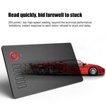 VEIKK A15 10x6 inch 5080 LPI Smart Touch Electronic Graphic Tablet, with Type-C Interface, A15 Red, A15 Gold, A15 Blue