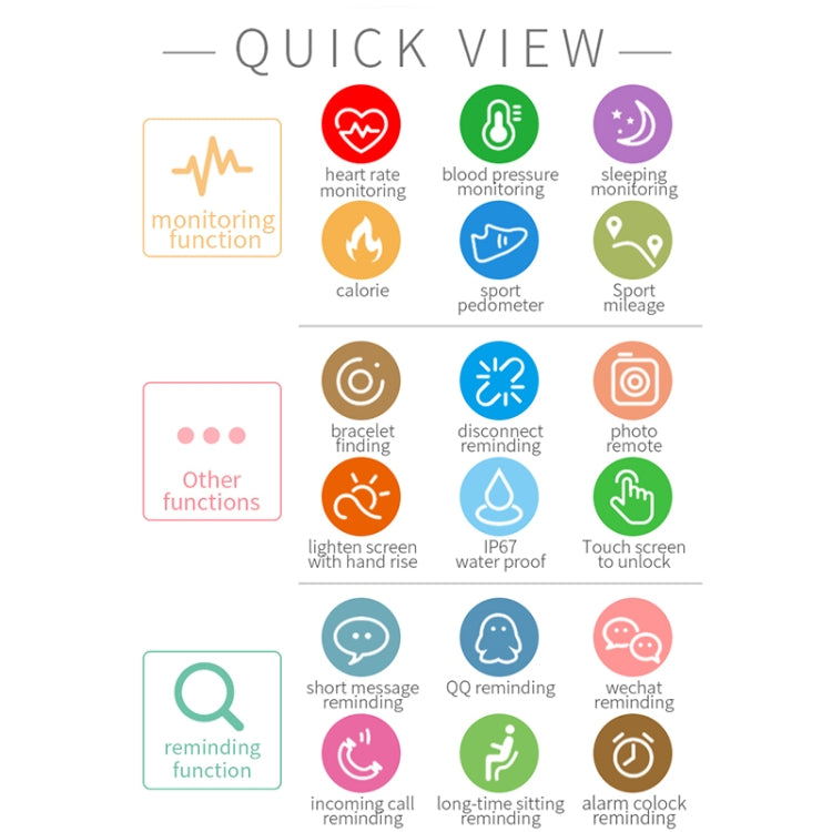 H29 สายรัดข้อมือสมาร์ทหน้าจอสี IPS 1.14 นิ้ว กันน้ำระดับ IP67 รองรับการนับก้าว / แจ้งเตือนสายเรียกเข้า / ตรวจวัดอัตราการเต้นของหัวใจ / ตรวจจับการนอน