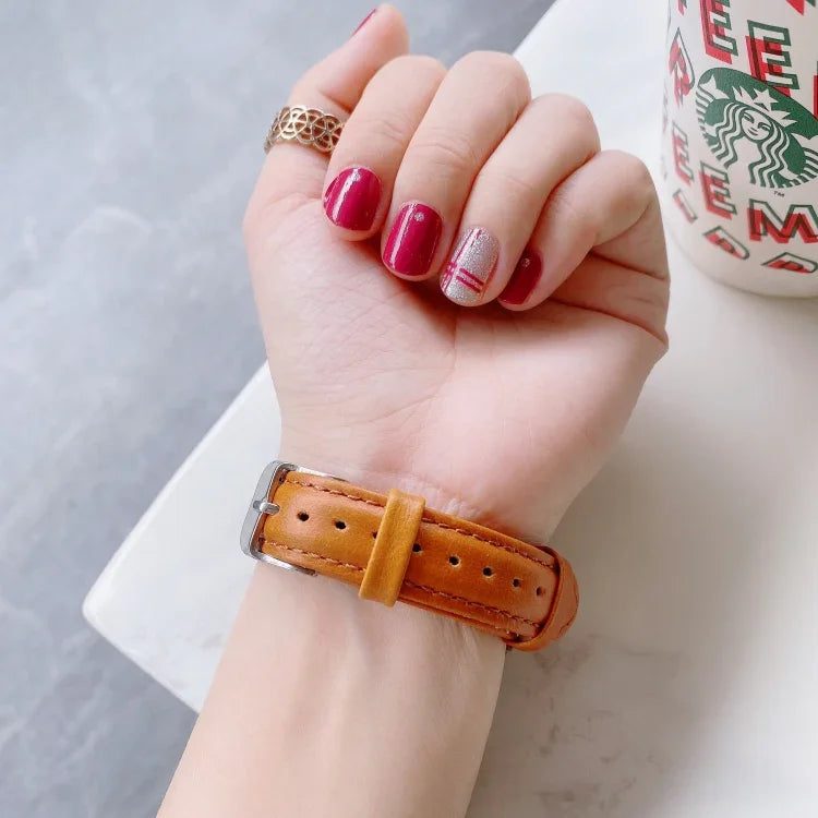 สำหรับ Samsung Galaxy Watch สายนาฬิกาหนังสองด้านขนาด 22 มม. สำหรับนาฬิกาอัจฉริยะ ขนาดเล็ก 22 มม.