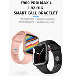 นาฬิกาอัจฉริยะหน้าจอใหญ่ 1.92 นิ้ว กันน้ำ T900 PRO MAX L BIG รองรับการตรวจวัดอัตราการเต้นของหัวใจ / ความดันโลหิต / ออกซิเจน / โหมดกีฬาหลายแบบ, T900 PRO MAX L BIG