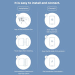 เซ็นเซอร์ประตูหน้าต่างอัจฉริยะ Xiaomi Mini ดั้งเดิม สำหรับอุปกรณ์ชุดสมาร์ทโฮม Xiaomi ใช้ร่วมกับเกตเวย์มัลติฟังก์ชัน Xiaomi (CA1001)