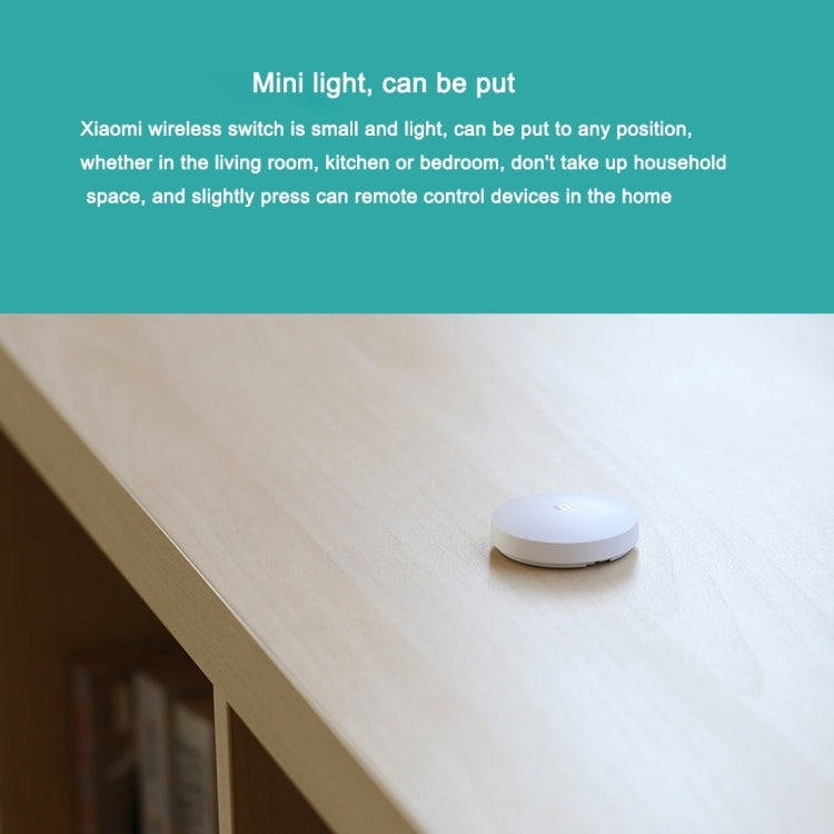 สวิตช์ไร้สายอัจฉริยะ Xiaomi Mijia Mini ดั้งเดิม สำหรับอุปกรณ์สมาร์ทโฮม Xiaomi พร้อมเกตเวย์มัลติฟังก์ชัน (CA1001)
