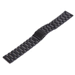 For Fitbit Blaze Smart Watch Butterfly Buckle 3 Beads Stainless Steel Watchband