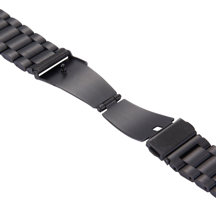 สำหรับ Samsung Gear S2 Classic นาฬิกาอัจฉริยะหัวเข็มขัดผีเสื้อสแตนเลส 3 เม็ด