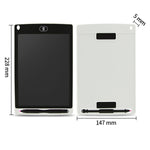 แท็บเล็ตเขียน LCD แบบพกพาขนาด 8.5 นิ้ว สำหรับวาดภาพ กราฟฟิตี แผ่นเขียนอิเล็กทรอนิกส์ แผ่นข้อความ แผ่นร่าง พร้อมปากกาเขียน สีดำ 8.5 นิ้ว, สีเขียว 8.5 นิ้ว, สีน้ำเงิน 8.5 นิ้ว, สีแดง 8.5 นิ้ว, สีขาว 8.5 นิ้ว