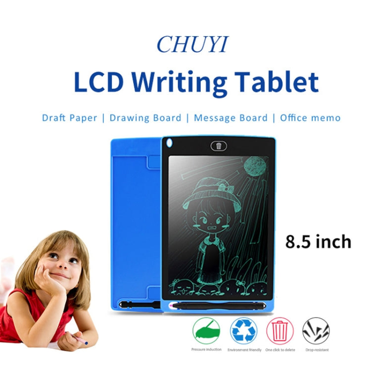 แท็บเล็ตเขียน LCD แบบพกพาขนาด 8.5 นิ้ว สำหรับวาดภาพ กราฟฟิตี แผ่นเขียนอิเล็กทรอนิกส์ แผ่นข้อความ แผ่นร่าง พร้อมปากกาเขียน สีดำ 8.5 นิ้ว, สีเขียว 8.5 นิ้ว, สีน้ำเงิน 8.5 นิ้ว, สีแดง 8.5 นิ้ว, สีขาว 8.5 นิ้ว