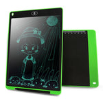 แท็บเล็ตเขียน LCD แบบพกพาขนาด 12 นิ้ว สำหรับวาดภาพ กราฟฟิตี แผ่นเขียนอิเล็กทรอนิกส์ แผ่นข้อความ แผ่นร่าง พร้อมปากกาเขียน สีดำ 12 นิ้ว, สีเขียว 12 นิ้ว, สีน้ำเงิน 12 นิ้ว, สีแดง 12 นิ้ว, สีขาว 12 นิ้ว
