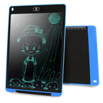 แท็บเล็ตเขียน LCD แบบพกพาขนาด 12 นิ้ว สำหรับวาดภาพ กราฟฟิตี แผ่นเขียนอิเล็กทรอนิกส์ แผ่นข้อความ แผ่นร่าง พร้อมปากกาเขียน สีดำ 12 นิ้ว, สีเขียว 12 นิ้ว, สีน้ำเงิน 12 นิ้ว, สีแดง 12 นิ้ว, สีขาว 12 นิ้ว