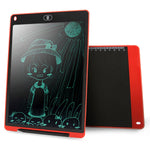Portable 12 inch LCD Writing Tablet Drawing Graffiti Electronic Handwriting Pad Message Graphics Board Draft Paper with Writing Pen, 12 inch Blue, 12 inch Red, 12 inch White, 12 inch Black, 12 inch Green