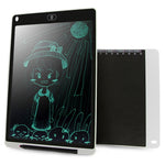 แท็บเล็ตเขียน LCD แบบพกพาขนาด 12 นิ้ว สำหรับวาดภาพ กราฟฟิตี แผ่นเขียนอิเล็กทรอนิกส์ แผ่นข้อความ แผ่นร่าง พร้อมปากกาเขียน สีดำ 12 นิ้ว, สีเขียว 12 นิ้ว, สีน้ำเงิน 12 นิ้ว, สีแดง 12 นิ้ว, สีขาว 12 นิ้ว