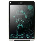 แท็บเล็ตเขียน LCD แบบพกพาขนาด 12 นิ้ว สำหรับวาดภาพ กราฟฟิตี แผ่นเขียนอิเล็กทรอนิกส์ แผ่นข้อความ แผ่นร่าง พร้อมปากกาเขียน สีดำ 12 นิ้ว, สีเขียว 12 นิ้ว, สีน้ำเงิน 12 นิ้ว, สีแดง 12 นิ้ว, สีขาว 12 นิ้ว