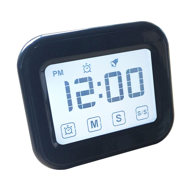 นาฬิกาจับเวลาครัวดิจิตอล หน้าจอสัมผัส LCD ขนาดใหญ่ พร้อมไฟกลางคืน สำหรับทำอาหารและอบขนม