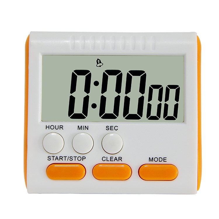 นาฬิกาจับเวลาครัวดิจิทัล 24 ชั่วโมง หน้าจอ LCD แม่เหล็กด้านหลังสำหรับทำอาหารและอบ
