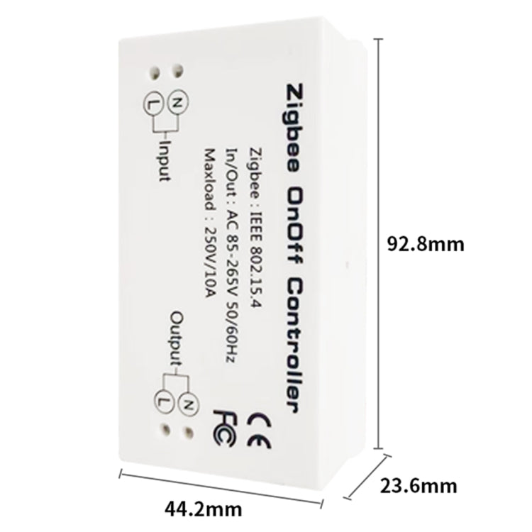 ตัวควบคุมสวิตช์ไร้สายสมาร์ท Zigbee IEEE 802.15.4 85-265V 50-60Hz
