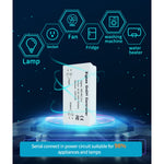 ตัวควบคุมสวิตช์ไร้สายสมาร์ท Zigbee IEEE 802.15.4 85-265V 50-60Hz