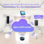 ตัวควบคุมสวิตช์ไร้สายสมาร์ท Zigbee IEEE 802.15.4 85-265V 50-60Hz