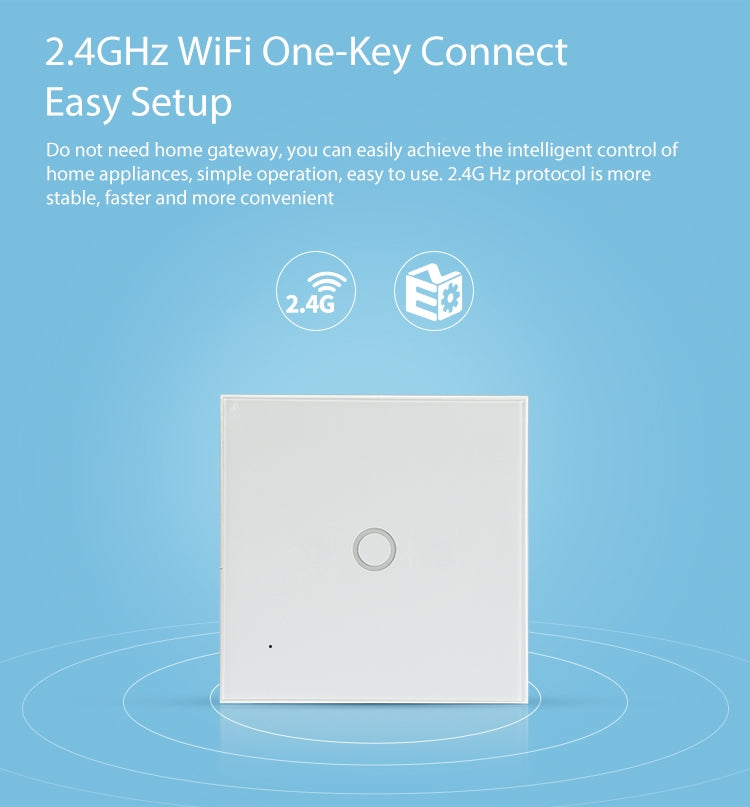 NEO NAS-SC01W สวิตช์ควบคุมไฟสมาร์ทไร้สาย WiFi EU 1 ช่อง