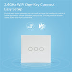 สวิตช์ควบคุมไฟอัจฉริยะไร้สาย WiFi NEO NAS-SC03W EU 3 ช่อง, 3 ช่อง